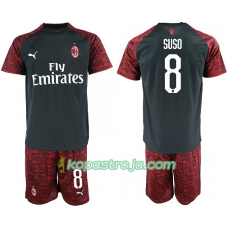 Billiga Fotbollströjor AC Milan Suso 8 Barn Tredje tröja 2018/19 Kortärmad